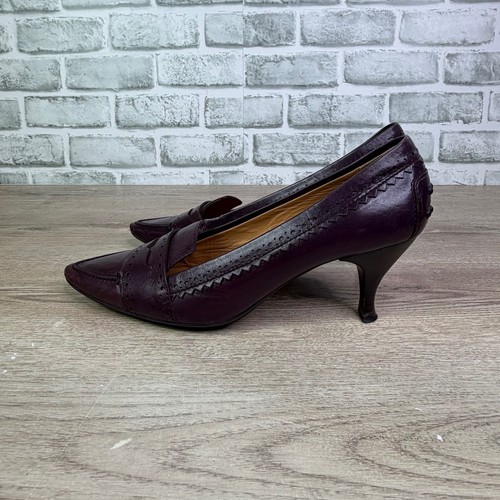 Tod burgundy leather - tod's,
