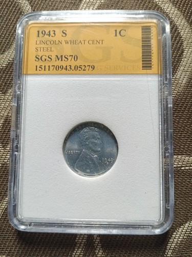 1943 lincoln steel cent 1c - lincoln,