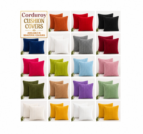 Luxury corduroy cushion cover - luxury,