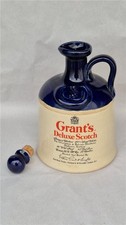 Grant's Deluxe  Scotch Whisky ceramic  Flagon bottle  Decanter  (empty)