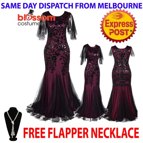 K779 flapper gatsby abbey long - abbey,