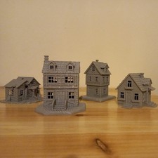 1/72 Scale Buildings for