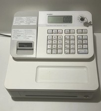 Casio SE-G1 Cash Register : White : Fully Working With Keys & Two Till Rolls