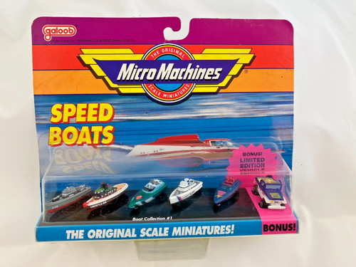 Micro machines speed boats - micro,