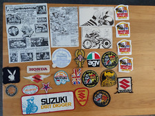 BIKER BLOOD RUNNERS ANDY SPARROW BADGES DECALS STICKERS