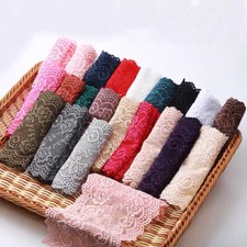 15CM ELASTIC Stretch LACE TRIM Sewing Ribbon Craft Dress Lingerie Bridal Trim