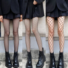 Womens Fishnet Tights Stockings High Tights Fish Net Stockings Pantyhose Black
