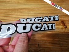 Ducati fuel tank silver black decal X2 sticker vinyl stickers sticker ステッ