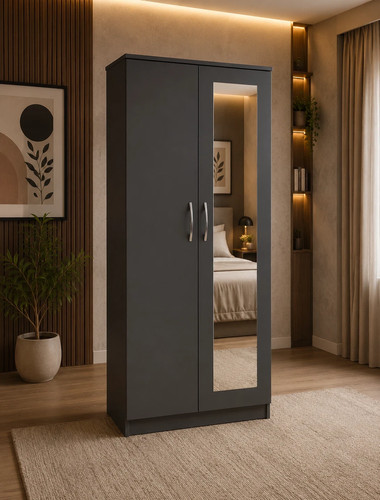 Ready assembled grey door - assembled,