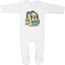 'Hiking Backpack' Baby Romper