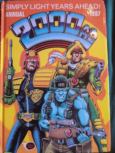 2000ad annual 1987 judge - 2000ad,