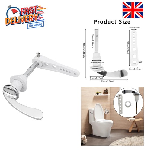 Victorian chrome toilet - chrome, flush