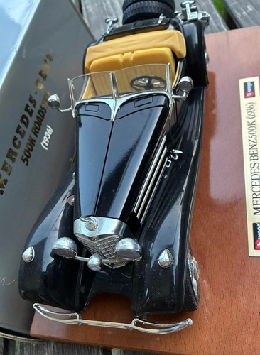 Burago black mercedes - mercedes, 500