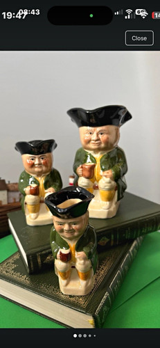 Tony wood england ceramic toby - tony,