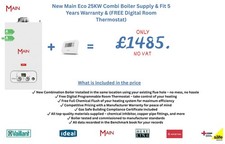 New Main Eco 25KW Combi Boiler