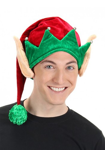 Soft elf hat with ears - elf,