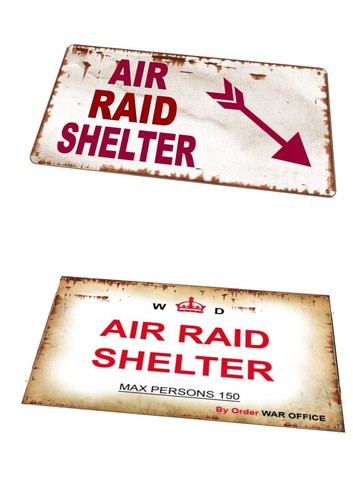 Air raid shelter - raid, vintage