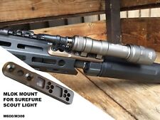 MLOK Mount for SureFire Scout Light Flashlight - Mount Only - FDE - Airsoft