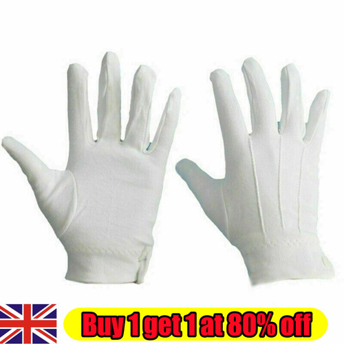 White formal protect - protect, gloves