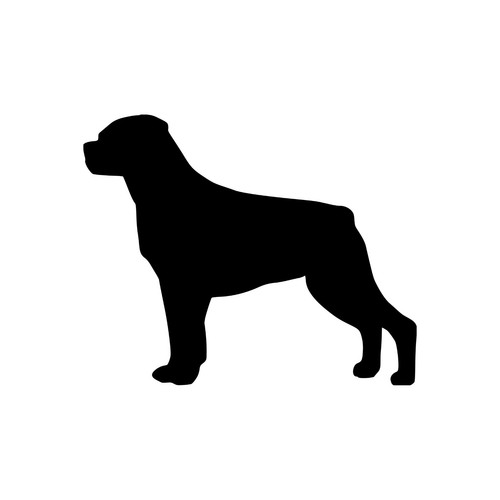 Rottweiler vinyl decal sticker - rottweiler,