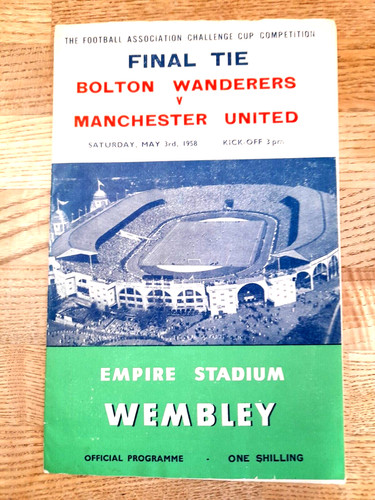 Bolton man utd 1958 - bolton,