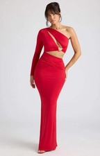 Oh Polly Womens Red Maxi Dress