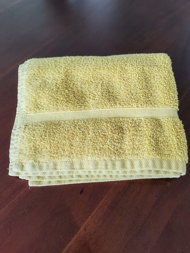 Hand towel mustard - hand,