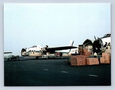 BAF BRITISH AIR FERRIES BRISTOL FREIGHTER VINTAGE AIRCRAFT POSTCARD LYDD AIRPORT