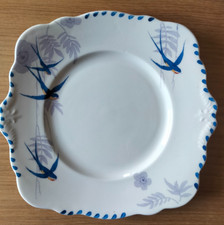 Foley China E Brain & Co Swallows Plate