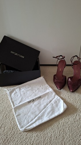 Sergio rossi vintage burgundy - rossi,