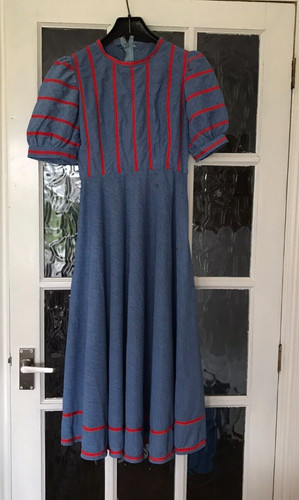 Stage fancy dress costume - dress, blue