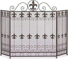 Fire Screen Fleur De Lys