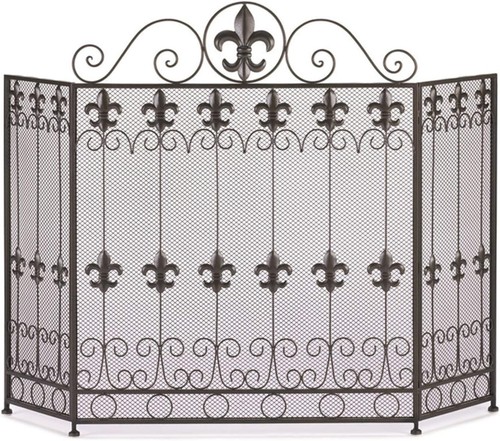 Fire screen fleur lys - fleur,