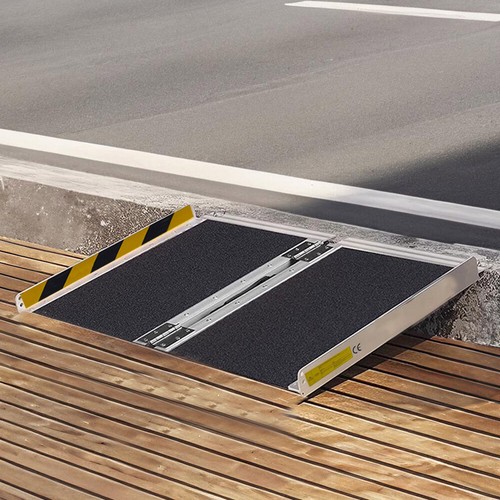 Folding wheelchair ramp - folding,
