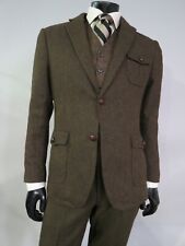 Paul Jones Since 1958 Herringbone tweed Norfolk style jacket sport coat M-40 S
