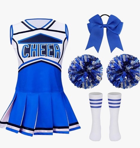 Girls fancy dress cheerleading - girls,