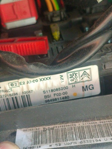 1704226 fuse relay - box, citroen
