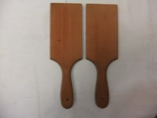Vintage Pair of Wooden Butter