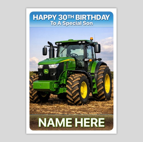 John deere tractor - john,