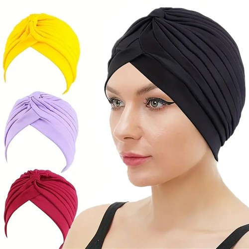 Turban hats solid color - turban,