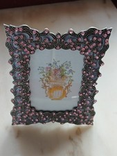 Embellished Grey Enamel Photo