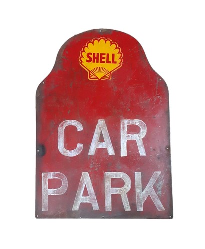 Vintage shell car park - park, metal