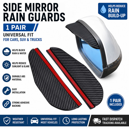 Pair car wing - mirror, rain