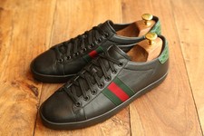 Gucci Ace Black Crocodile Skin