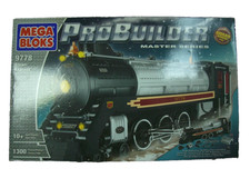 Mega Bloks Pro Builder 9778 Steam Express Train 1300 Pieces, 2005 Master Series
