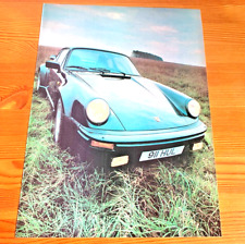 PORSCHE 911 TURBO 930 GEN - FRAMEABLE IMAGE from ORIGINAL CAR ROAD TEST REVIEW