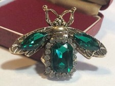 Beautiful Art Deco Crystal Bee