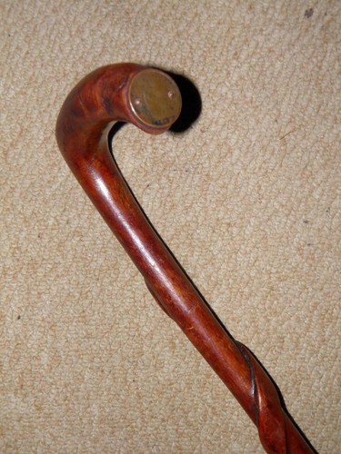Victorian rustic walking stick - victorian,