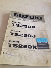 Suzuki TS250 R J K 250 Parts List Catalog 1973 Edition