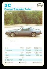 1 x info card Pontiac Trans Am Turbo car - R138